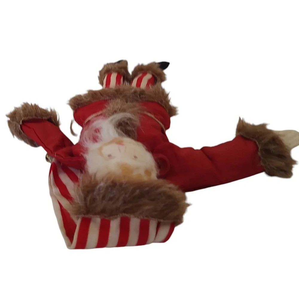 Handmade‎ Santa Shelf Sitter Father Christmas Mantle Decoration Vintage 13 Inch